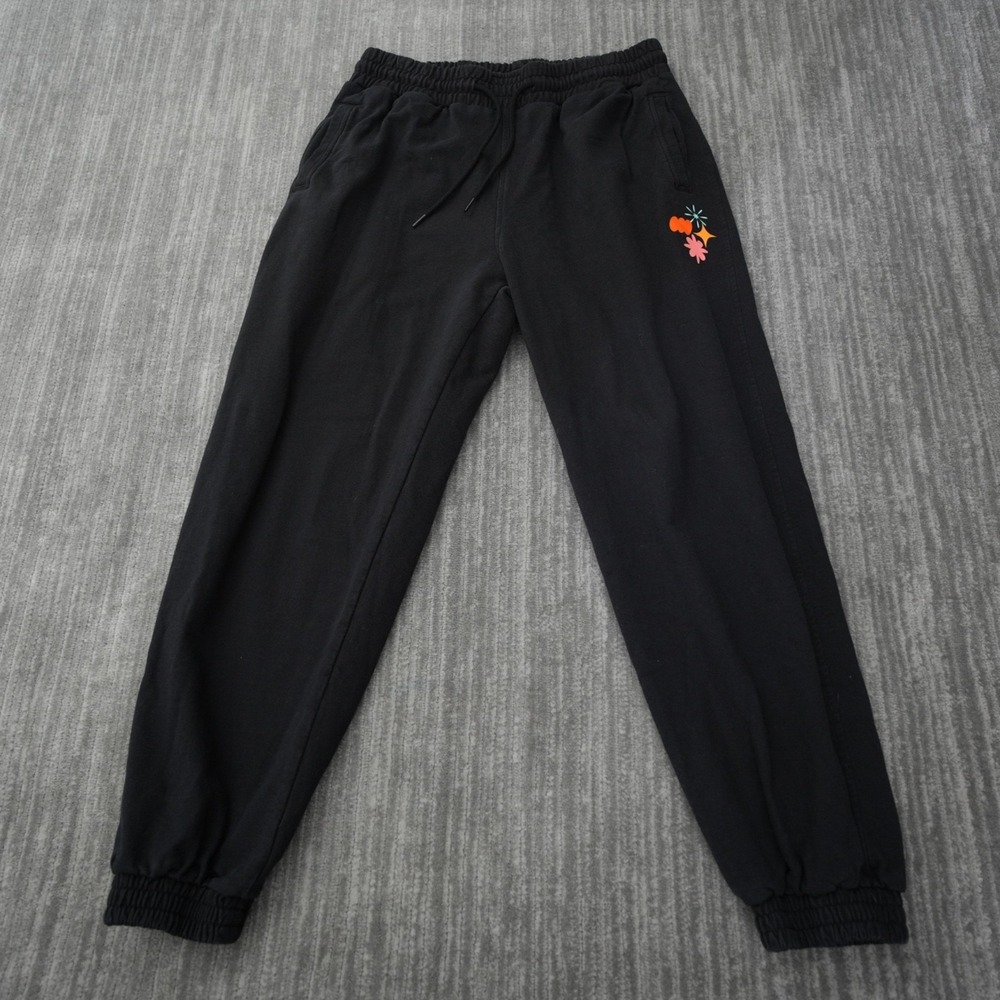 Official BTS Permission To Dance Black Solid Jogger Sweatpants Boy Band XL